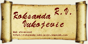 Roksanda Vukojević vizit kartica